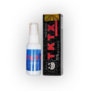 TKTX Czarny 75% + Spray znieczulający