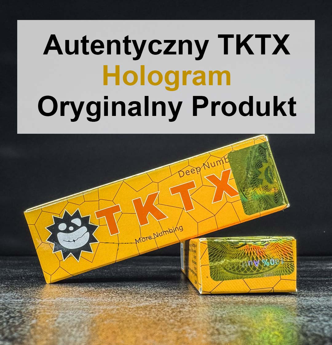 TKTX-gold Autentyczny TKTX Hologram Oryginalny Produkt